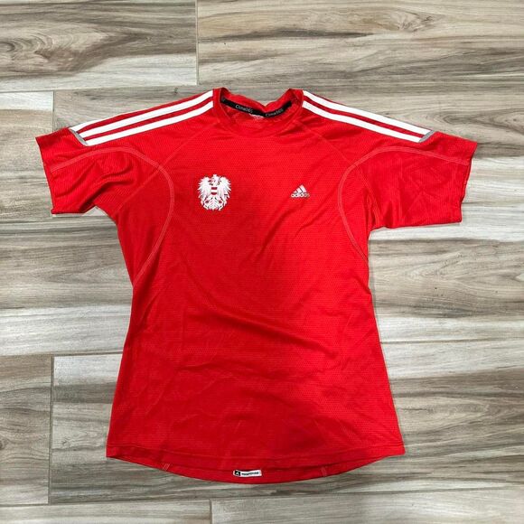 adidas Other - Red Adidas Austrian Clima365 soccer jersey